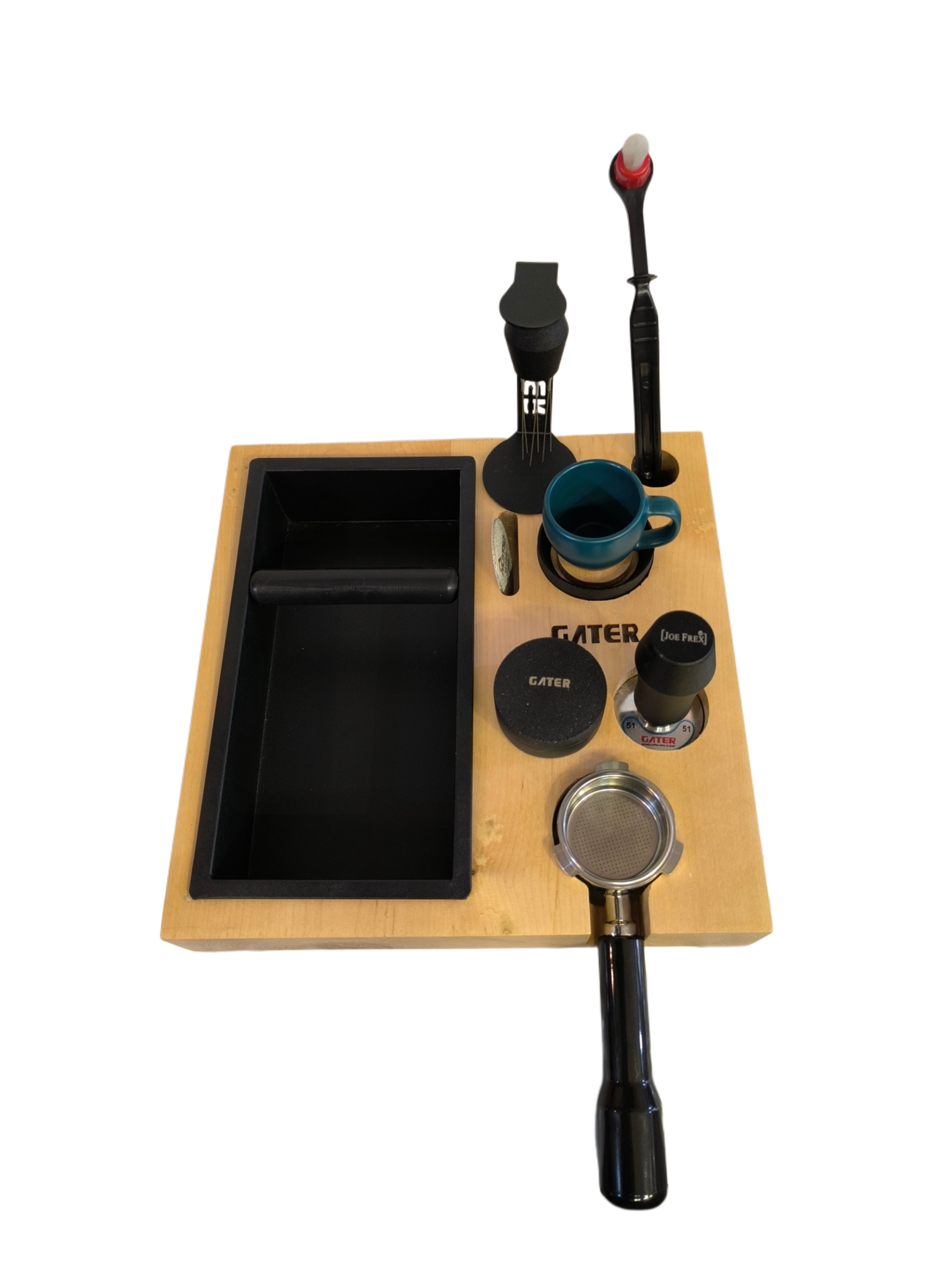 ست کامل قهوه گتر شامل-استند -پرتافیلتر -تمپر -لولر-فرچه-پاک اسکرین-نیدل-اورجینال